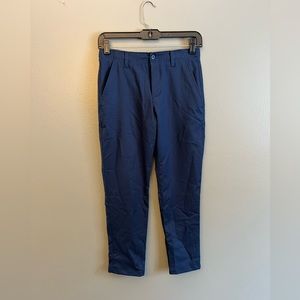 NWT Under Armour Boys Navy Slacks / Golf Pants Size YMD